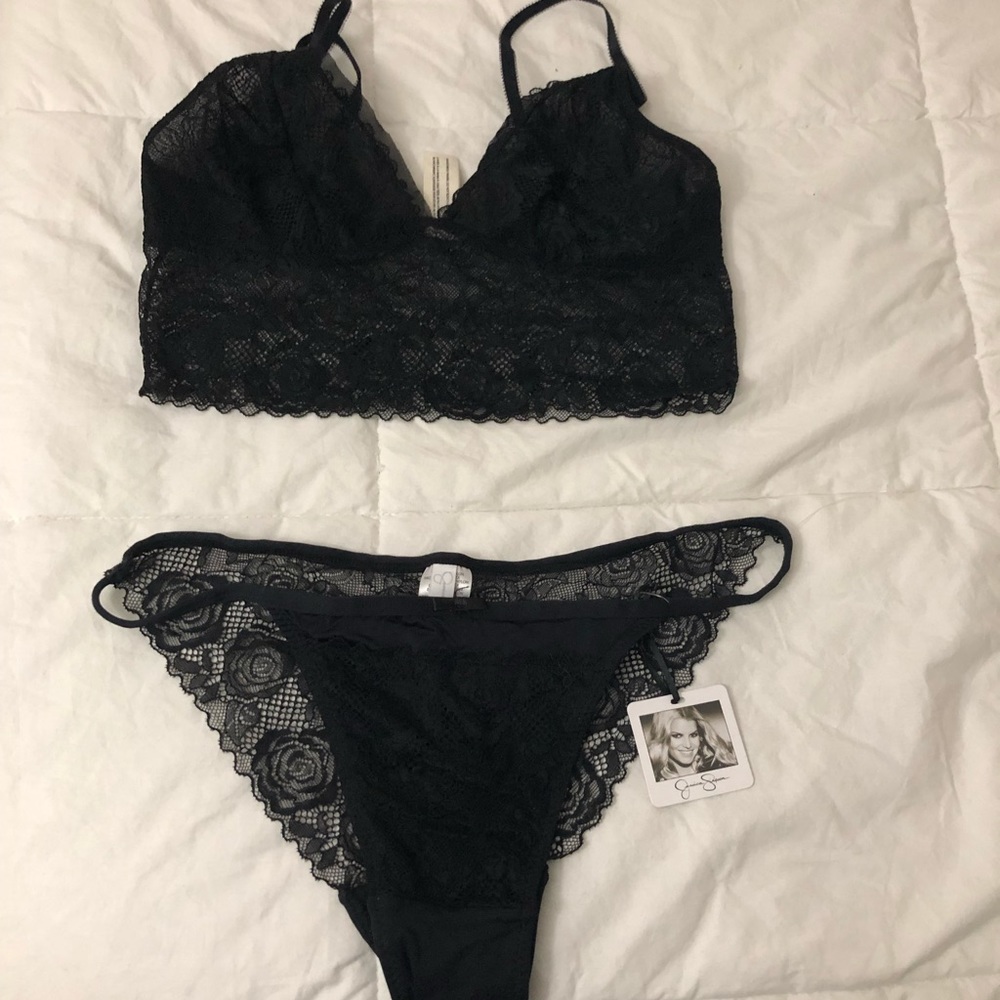Jessica Simpson Lace Panty & Bralette